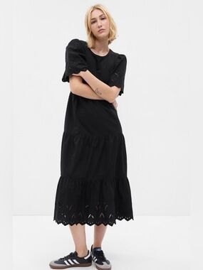 lace bottom midi dress Lace Midi Dress, Cream Medium